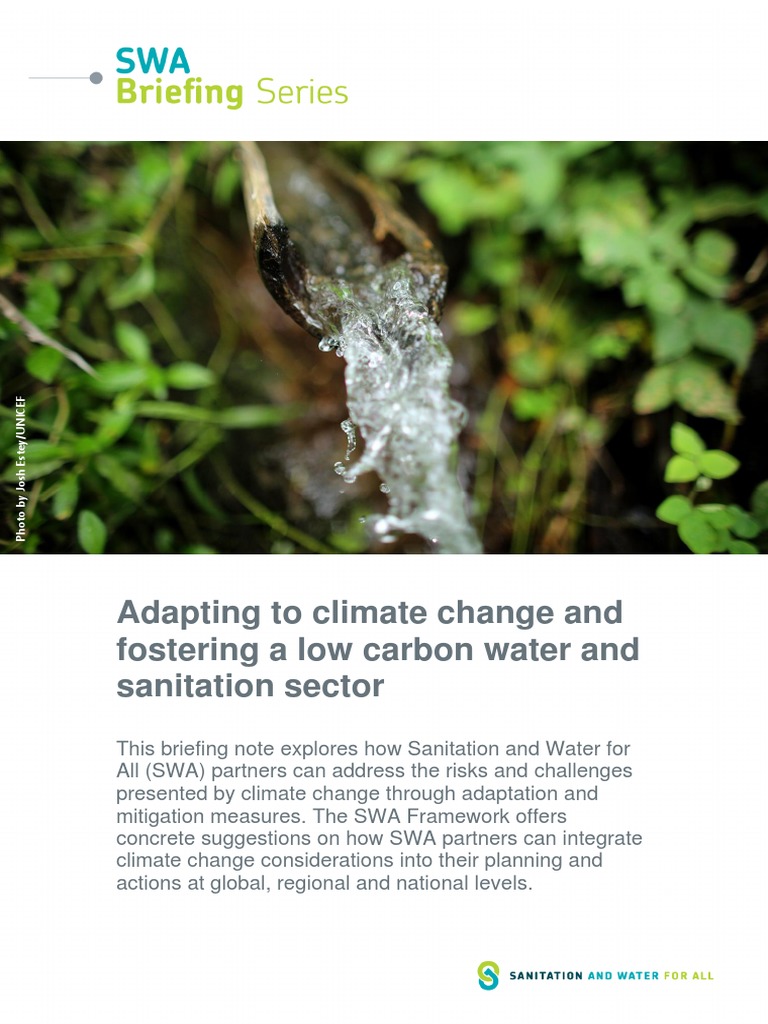 Climate Action in Water & Sanitation | PDF | Wash | Climate Change