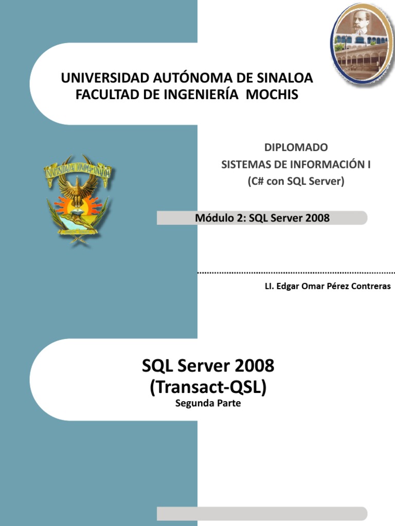 Operadores y Control de Errores en T-SQL | PDF | Flujo de control | SQL