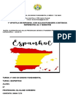 1 APOSTILA 3º Bim ESPANHOL 1 de Maio