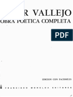 Vallejo - Poemas Humanos, Ed. Moncloa (Philippart y Oquendo) (+ Intro de Américo Ferrari)