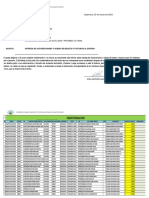 Informe de Comuneros Actos para Su Hojas de Liquidacion