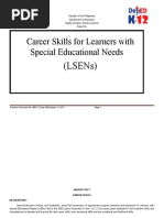 Career Skills For Learners With Special Educational Needs: (Lsens)