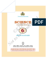 Karnataka Board Class 6 Science English Medium