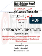 Lecture and Q and A Series in Comparative Police System 1