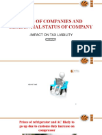 Types of Companies and Residential Status of Company: - Impact On Tax Liability 020221