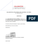 Certificado Laboral JUAN SEBASTIAN BUILES RAMÃ - REZ