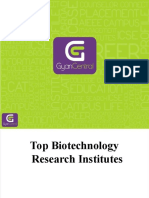 Top Biotechnology Research Institutes