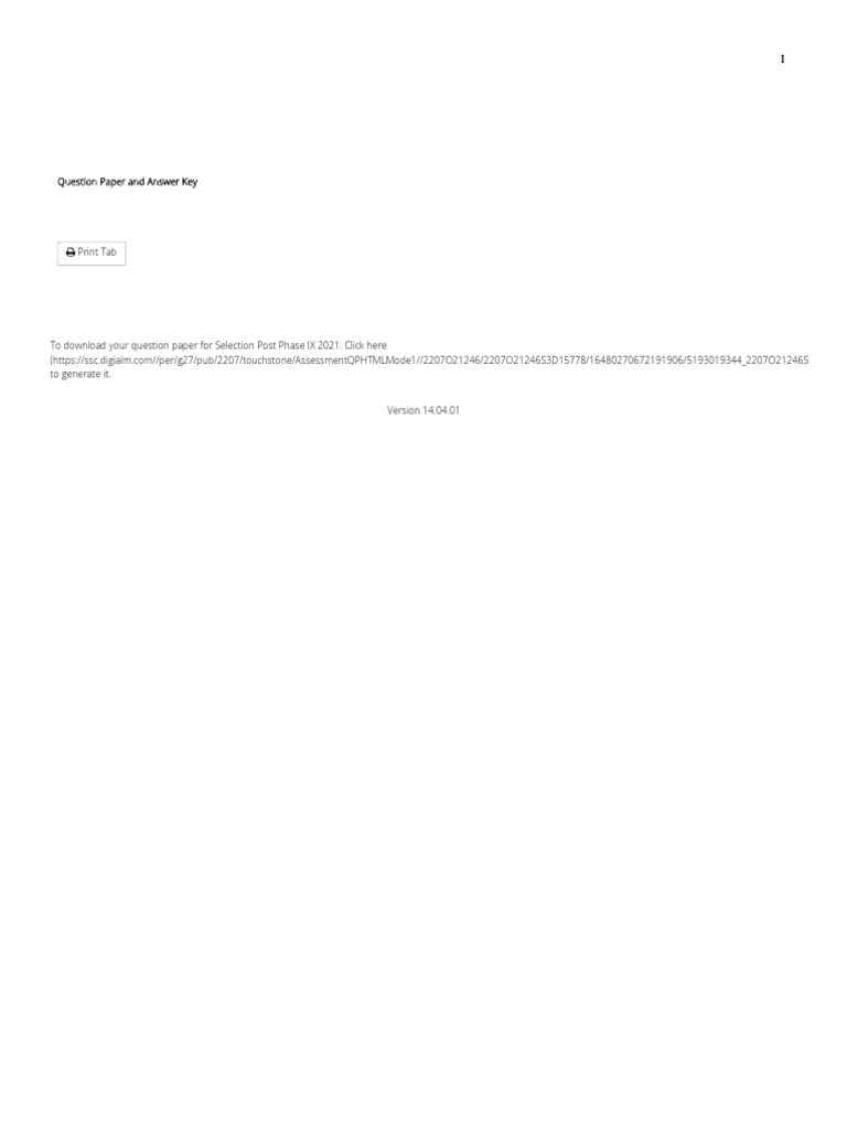 Download Selection Post Phase IX Paper | PDF