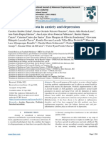 Intestinal Microbiota in Anxiety and Depression