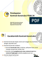 10. Pengakuan Pendapatan Kontrak Konstruksi