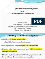 WTO Dispute Settlement System and Commercial Arbitration
