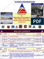 BRO Monitoring Progress of DPRs & EPC Works on Srinagar-Baramulla-Uri Road