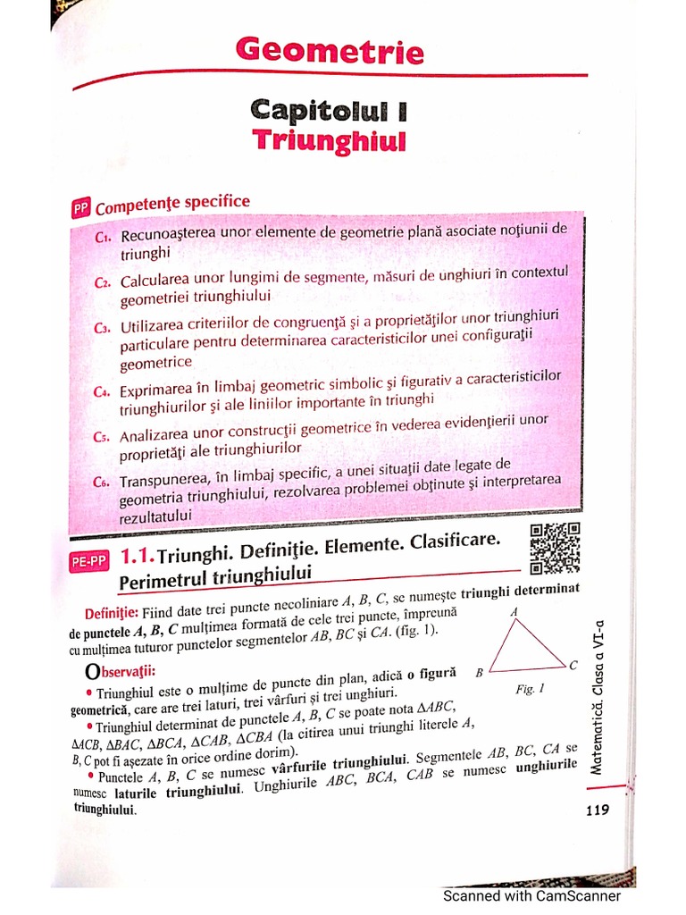 teste online matematica clasa 6 geometrie
