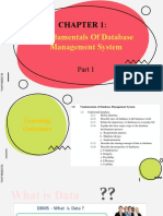 Chapter 1 - Fundamental of DB - Part 1