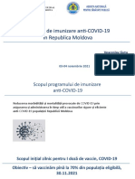 Procesul de Imunizare anti-COVID-19 În Republica Moldova - Seminar 03-04.11.21