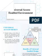 Universal Access Enabled Environment: Presented By-Anurag Nayal