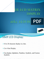 16X2 LCD Display