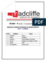 Gr-4 Bridge Course Day 3