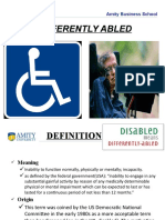 Differently Abled: Amity Business School