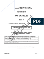 Sec Bac S 2011 Mathsspe Metro