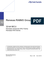 Datasheet RA6M3 MCU