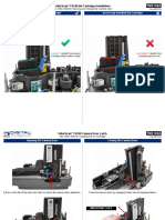 Correctly Installed Ink Cartridge Incorrectly Installed Ink Cartridge