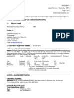 M S D S: Aterial MSDS #473 Afety Ata Page 1 of 5 Heet Selectrode Industries, Inc. Latest Revision: September 2012