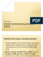 11 - Konsep Astronomi Dalam Waktu Shalat