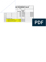 Calculating financial metrics like NPV, IRR, and present value