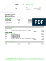 Simply Jordan TD Bank Statement Castillo Aug 2020