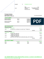 Simply Jordan TD Bank Statement Castillo Sep 2020