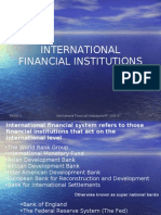 International Financial Institutions