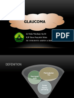 Glaucoma: DR - Yulia Wardany SP.M KJF Ilmu Penyakit Mata