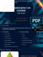 Proficiency in Course: Cyber Security