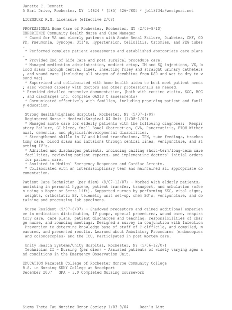 Registered Nurse Or Community Health Nurse Or Public Health Nurs Nursing Patient