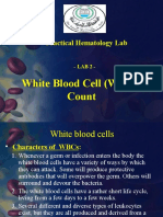 White Blood Cell (WBCS) Count: Practical Hematology Lab