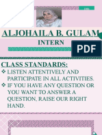 Aljohaila B. Gulam: Intern