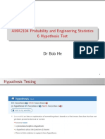 6 Hypothesis Test