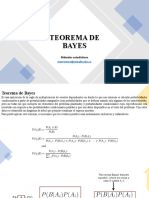 Teorema de Bayes