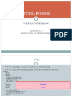 Lect 4 5 (HTML Forms)