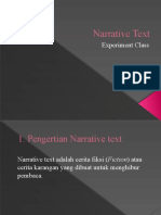 ppt Narrative Text experiment class
