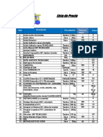 11 de Enero Materia Prima