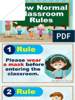 NEW NORMAL CLASSROOM RULES