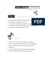 G2 - Islamic Studies Revision (2) Islamic Calendar Worksheets (May 2011)