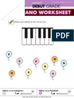 Fun Piano Worksheet