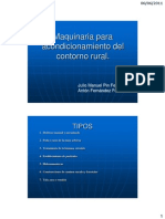 Maquinaria para Acondicionamiento Del Contorno Rural