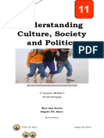 Understanding Culture, Society and Politics: 2 Quarter: Module 6 Social Grouping