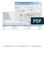 PROTOCOLO DE Colocación de CONCRETO - REVISION CALIDAD