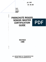 Parachute Rigger Senior/Master Certification Guide: Revised 1988