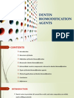 Dentin Biomodification Agents